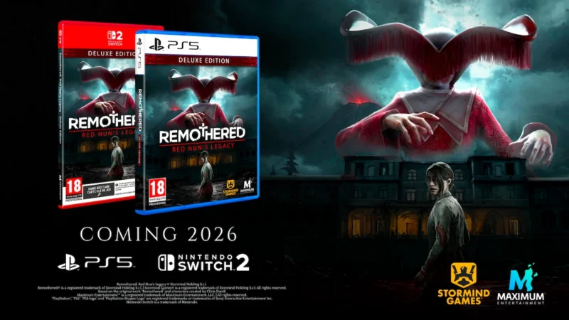 Remothered: El Legado de la Monja Roja: Stormind Games y Maximum Entertainment se unen para la versión física.