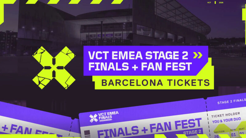 VCT EMEA Barcelona: Entradas y Fiesta de Aficionados comienzan