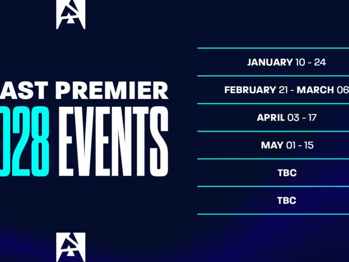 Programa del evento BLAST plant CS2-Kalender 2028: Cuatro fechas ya confirmadas.