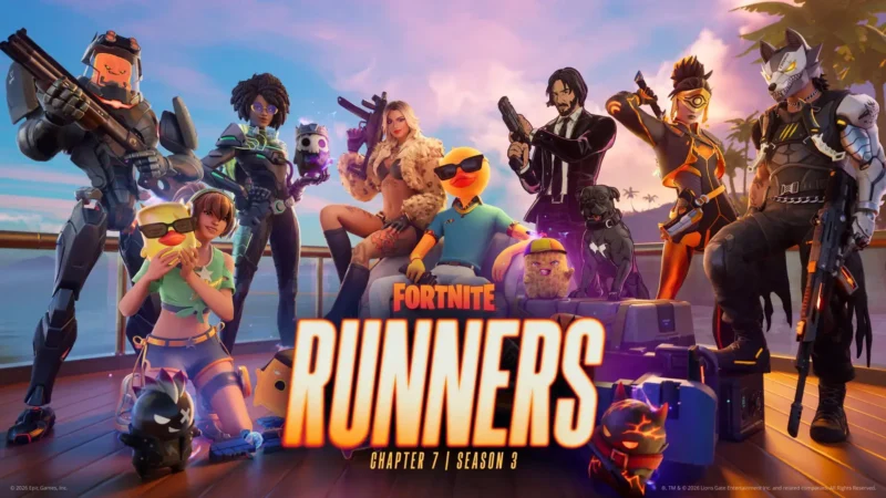 Fortnite Capítulo 7 Temporada 3: John Wick y TheBurntPeanut adornan el nuevo Pase de Batalla.