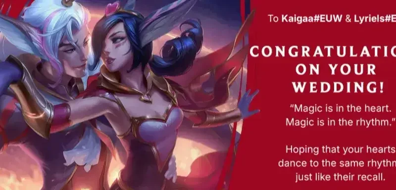 Riot Games sorprende a una pareja con un regalo especial, que se conoció hace doce años gracias a League of Legends.