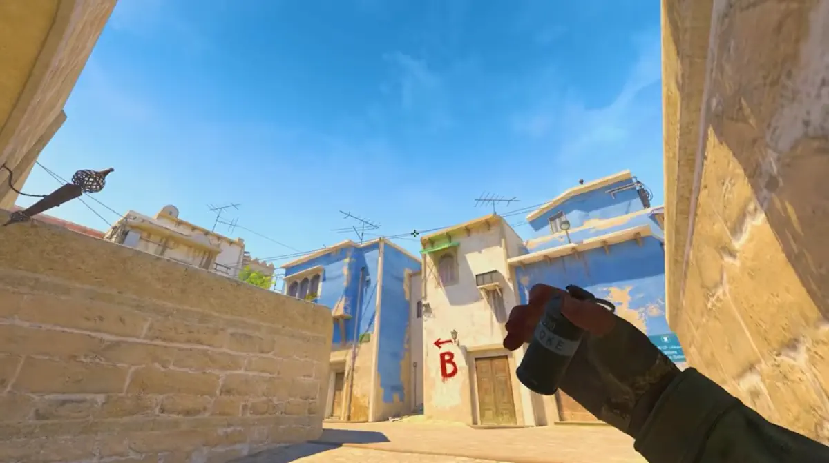 Guía de lanzamientos para CS2 en Mirage: Los smokes y flashes más esenciales