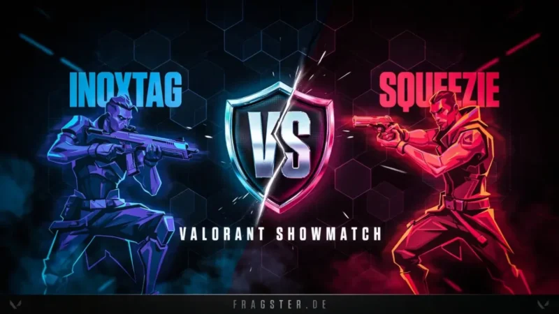 Inoxtag contra Squeezie: El emocionante showmatch de Valorant que mantuvo a Francia en vilo.