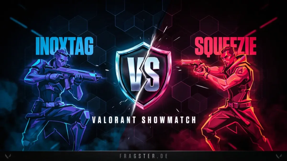 Inoxtag contra Squeezie: El emocionante showmatch de Valorant que mantuvo a Francia en vilo.