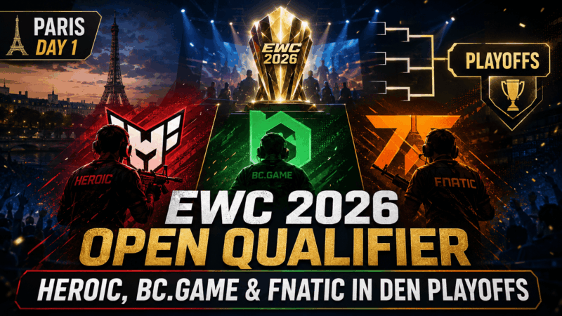 Clasificación EWC: HEROIC, BC.Game y Fnatic avanzan a los playoffs