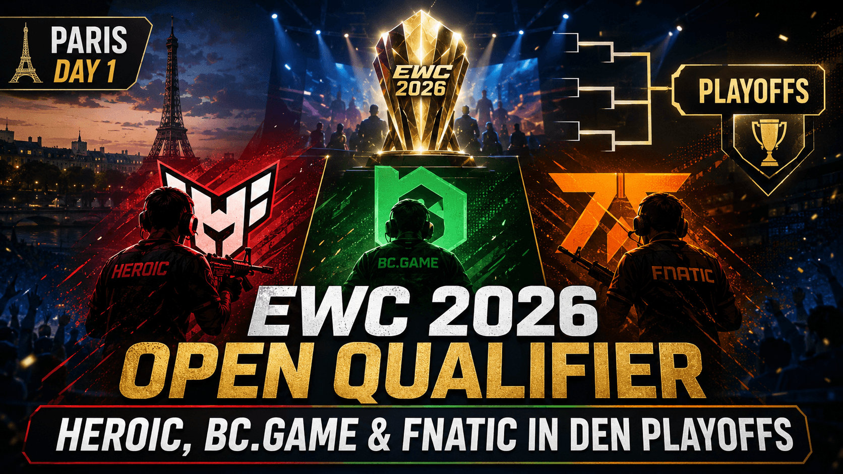 Clasificación EWC: HEROIC, BC.Game y Fnatic avanzan a los playoffs