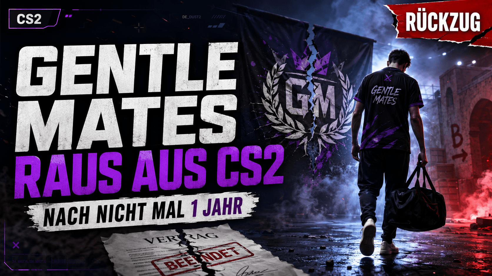 Gentle Mates se retira de Counter-Strike — tras menos de un año