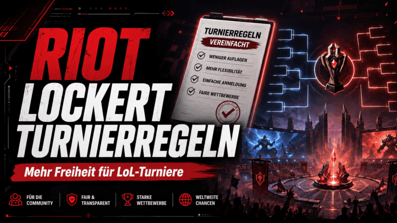 Riot reformula las reglas de los torneos de League of Legends de manera significativa.