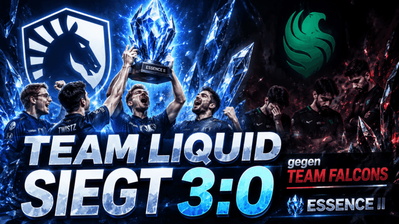 Team Liquid se lleva el Essence II tras un contundente 3:0 contra Team Falcons.