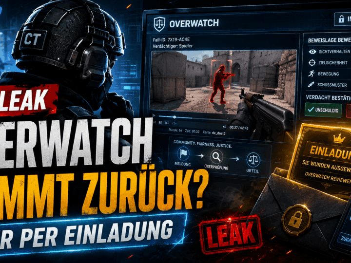 CS2: Valve bereitet sich auf die Rückkehr von Overwatch mit einem neuen Einladungssystem vor.